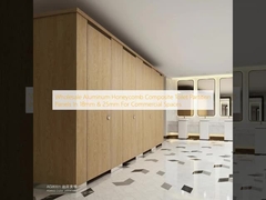 Wholesale Aluminum Honeycomb Composite Toilet Partition Panels In 18mm & 25mm For Commercial Spaces